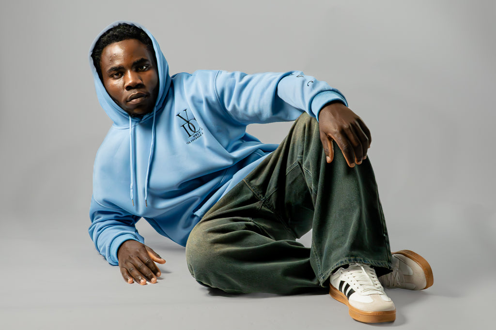 Hoodie VDC - Ice Blue