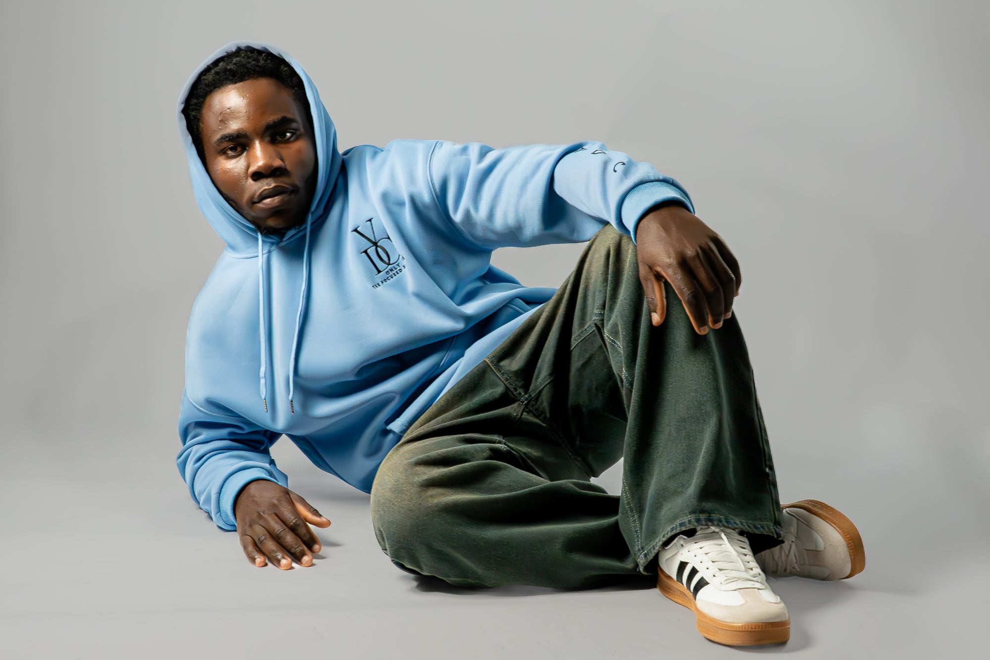 Hoodie VDC - Ice Blue