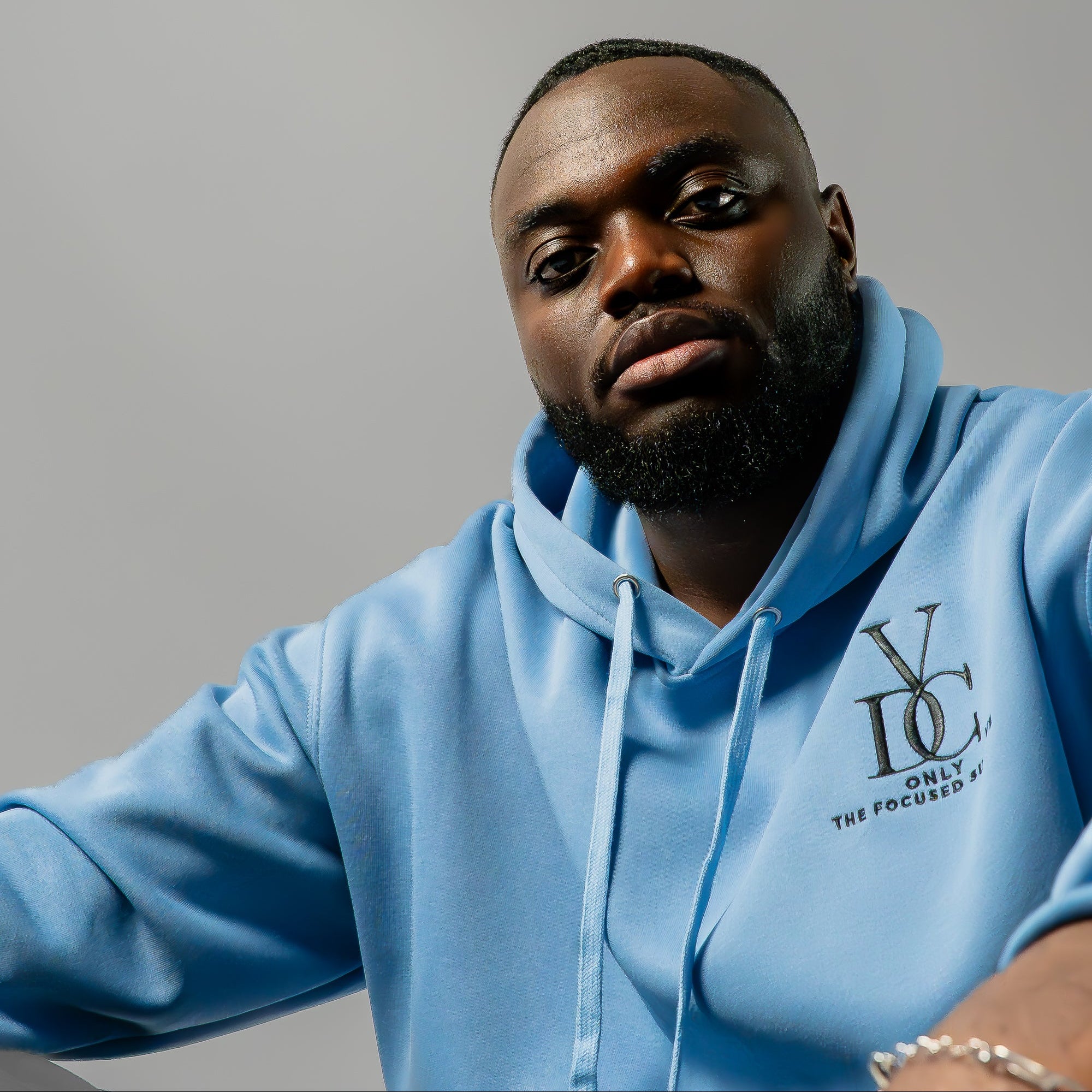 Hoodie VDC - Ice Blue