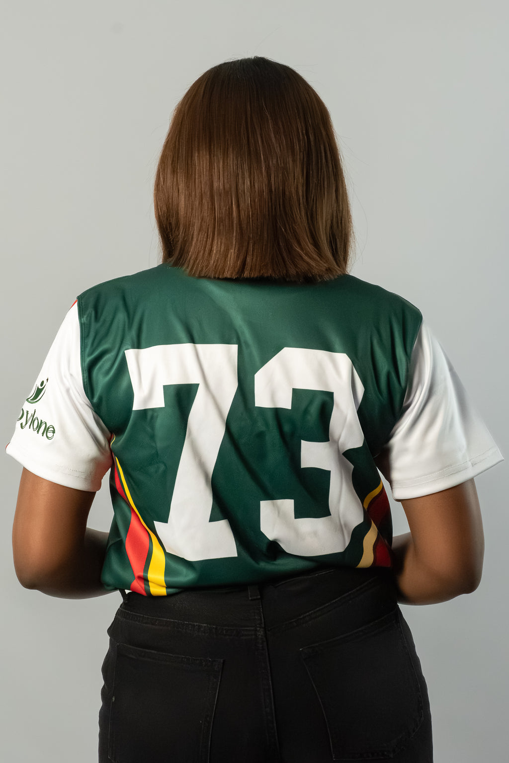 Cameroon Baseball Jersey, VDC Destiny - Red stripe