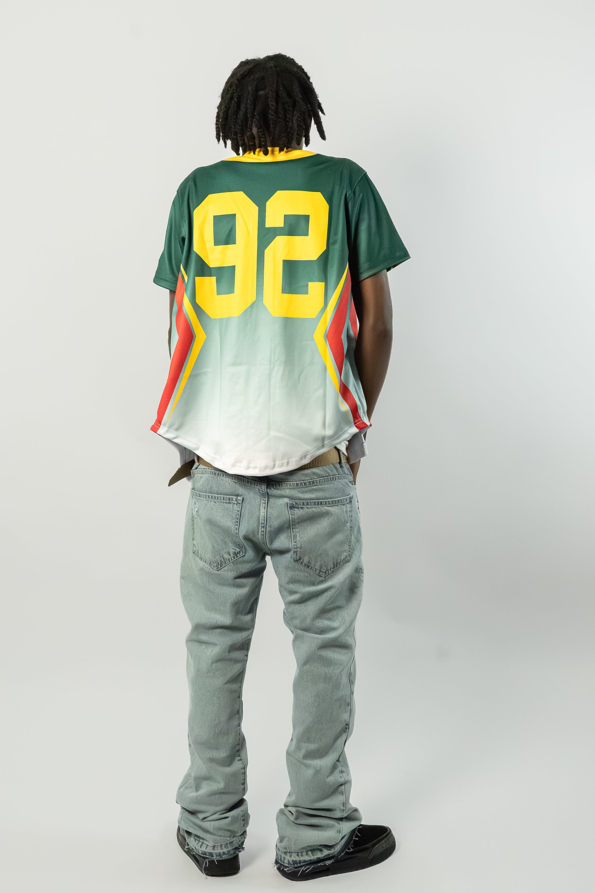 Cameroon Baseball Jersey, VDC Green Snow