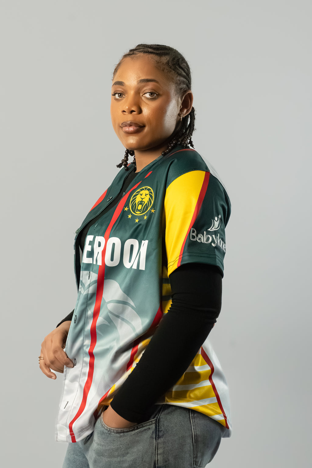 Cameroon Baseball Jersey, VDC Green Legacy