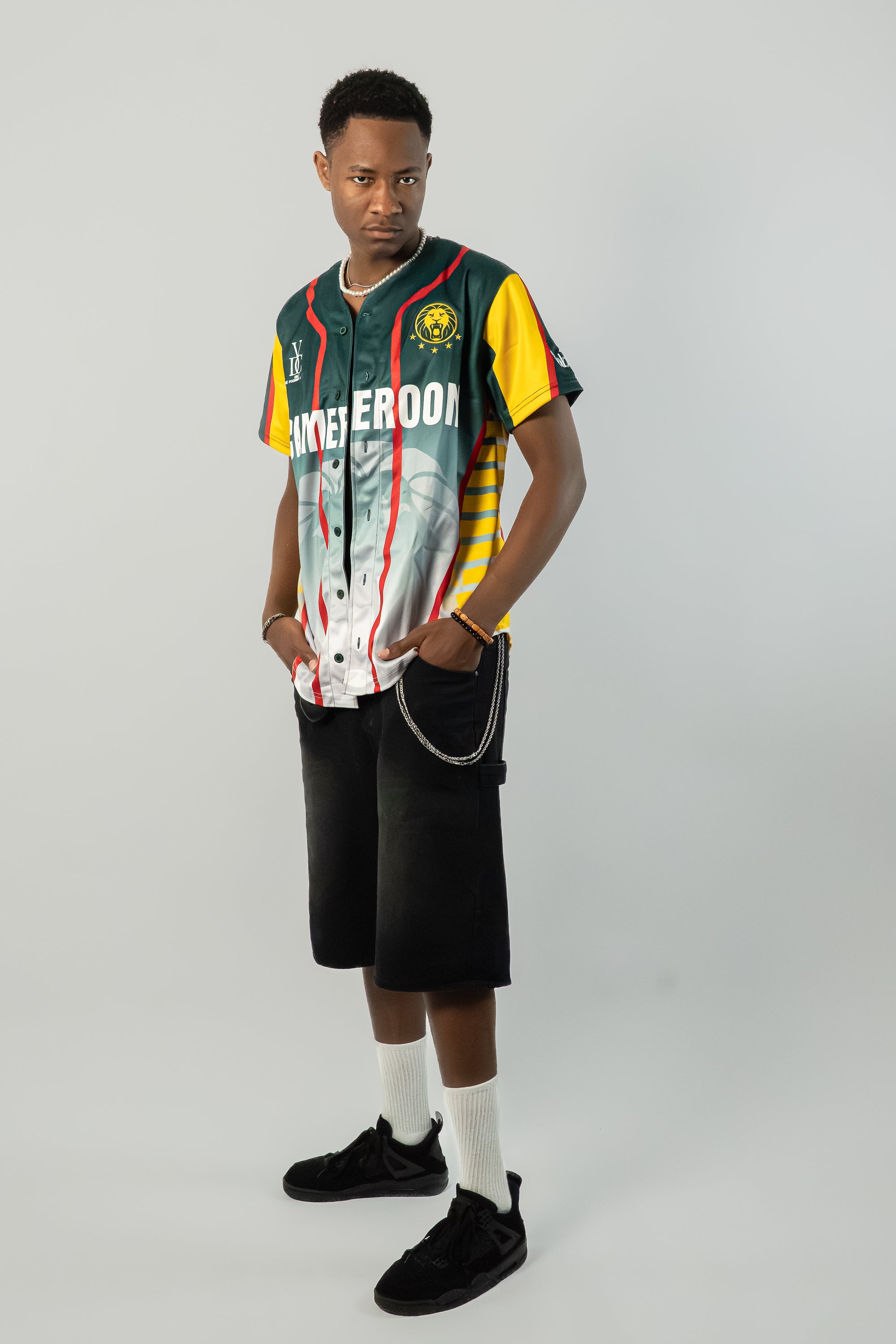 Cameroon Baseball Jersey, VDC Green Legacy