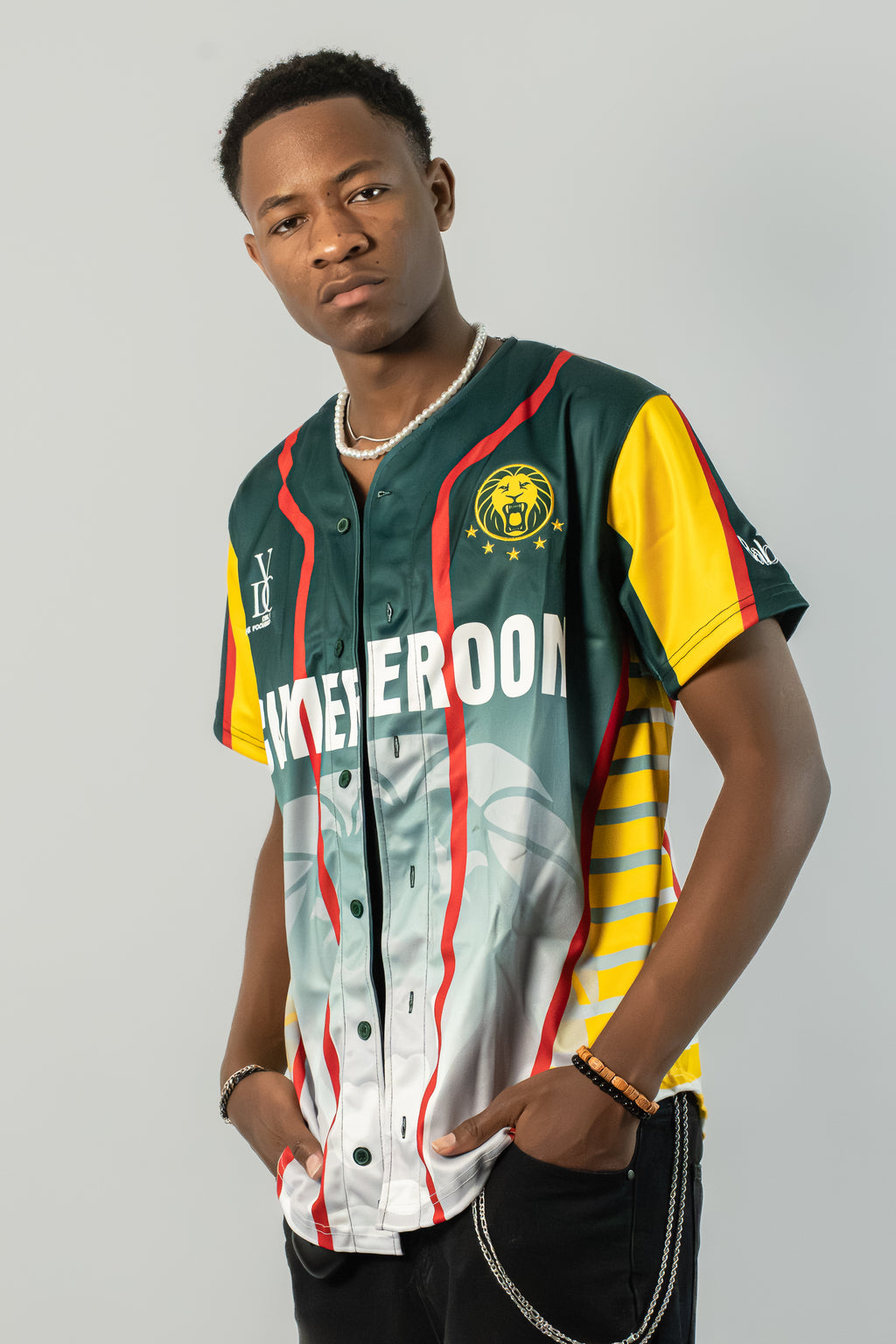 Cameroon Baseball Jersey, VDC Green Legacy