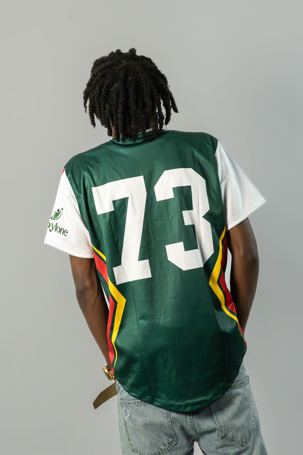 Cameroon Baseball Jersey, VDC Destiny - Red stripe