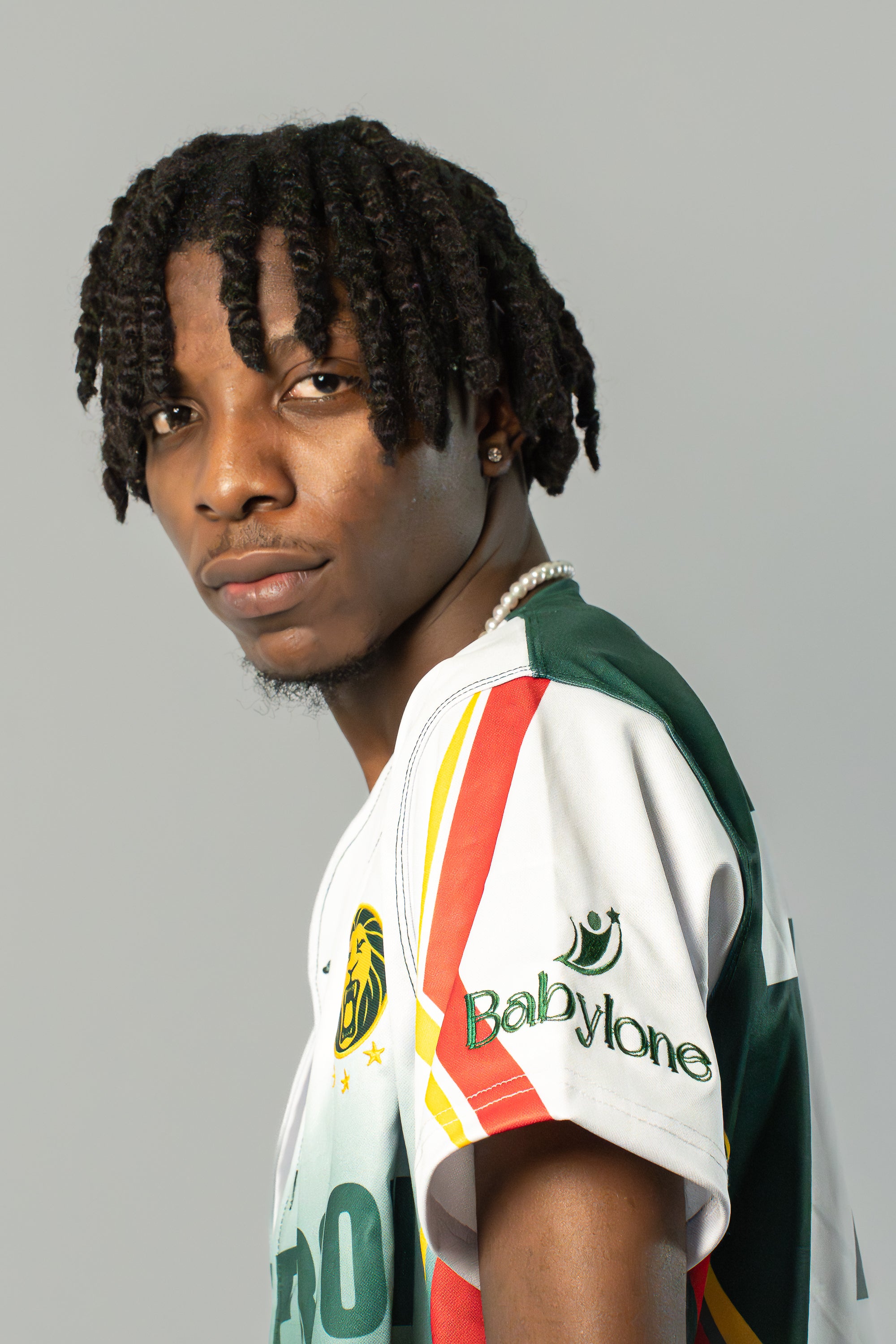 Cameroon Baseball Jersey, VDC Destiny - Red stripe