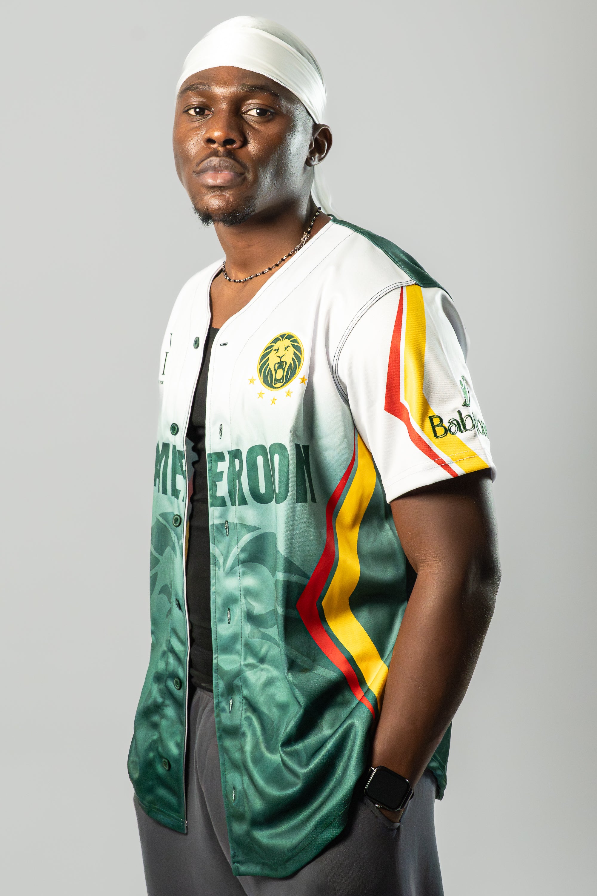 Cameroon Baseball Jersey, VDC Destiny - Yellow Stripe