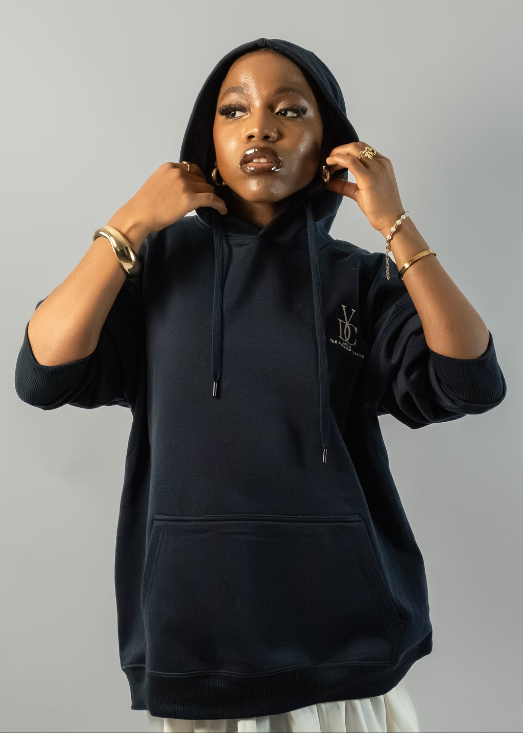 Hoodie VDC- Deep Navy