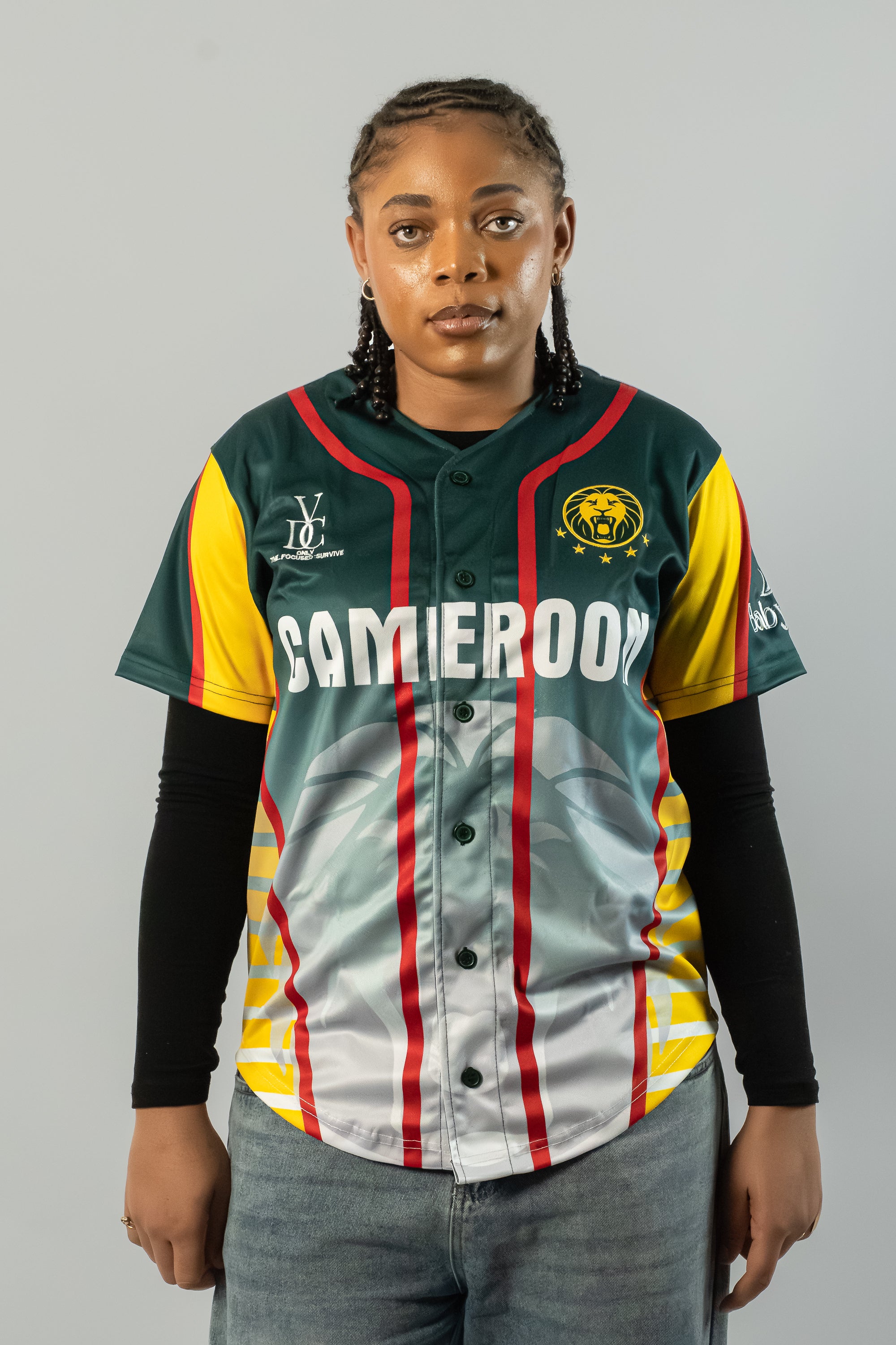 Cameroon Baseball Jersey, VDC Green Legacy
