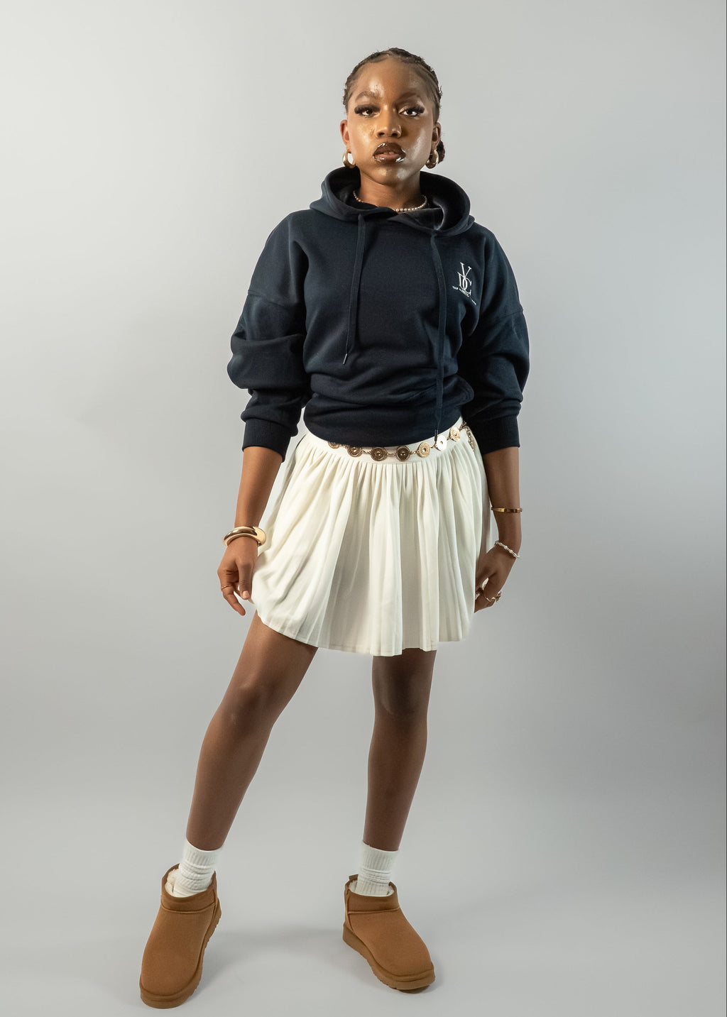 Hoodie VDC- Deep Navy